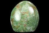 Polished Green Chrysoprase Freeform - Madagascar #99368-1